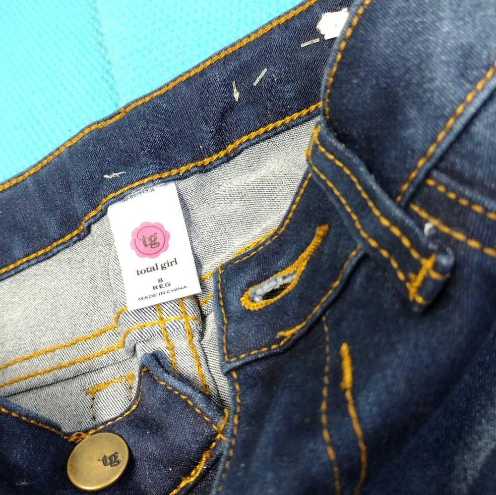 Total Girl Jegging Girl's Super Skinny Size 8R